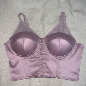 Pink Bustier Corset Top